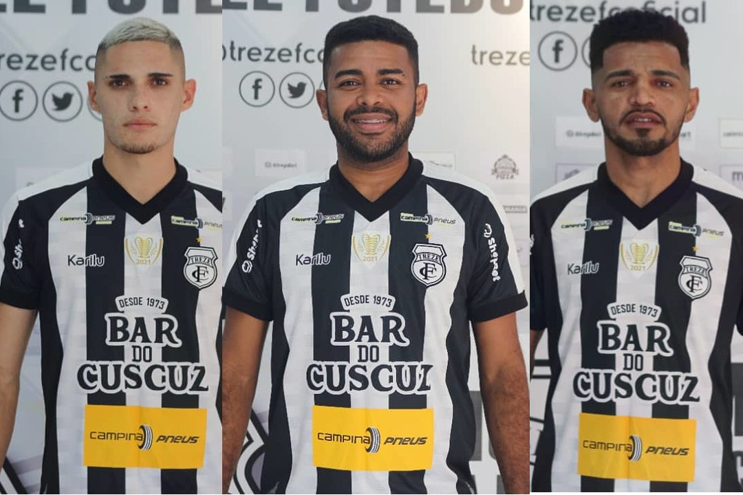 Treze apresenta 3 reforços para Pré-Copa do Nordeste