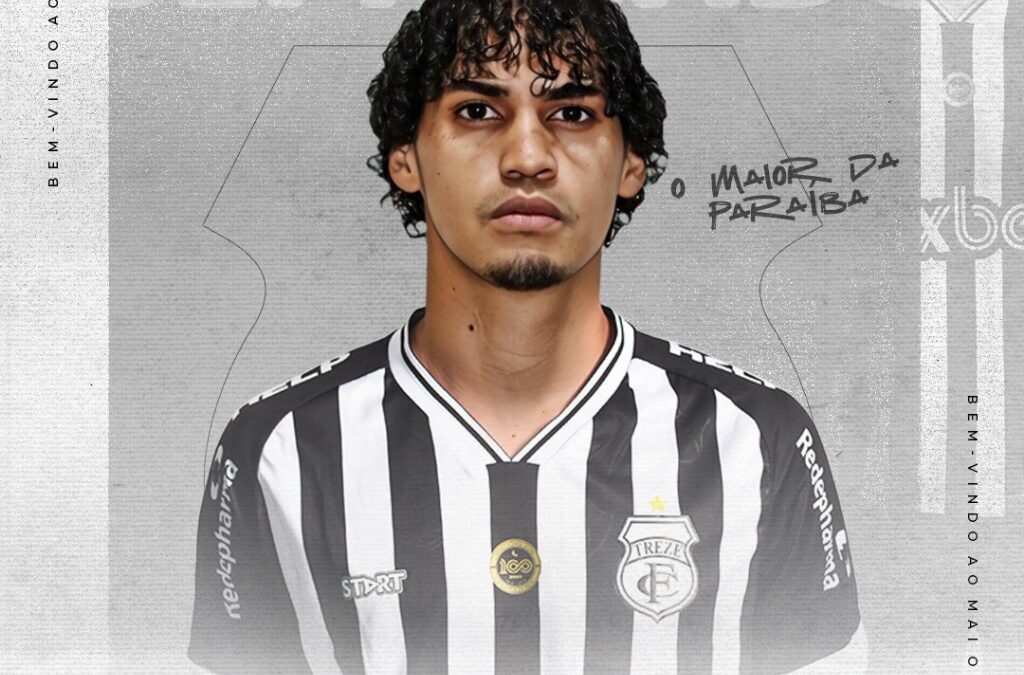 COMUNICADO: TREZE FUTEBOL CLUBE ANUNCIA A CONTRATAÇÃO DO ZAGUEIRO YAN OLIVEIRA PARA A TEMPORADA 2026.