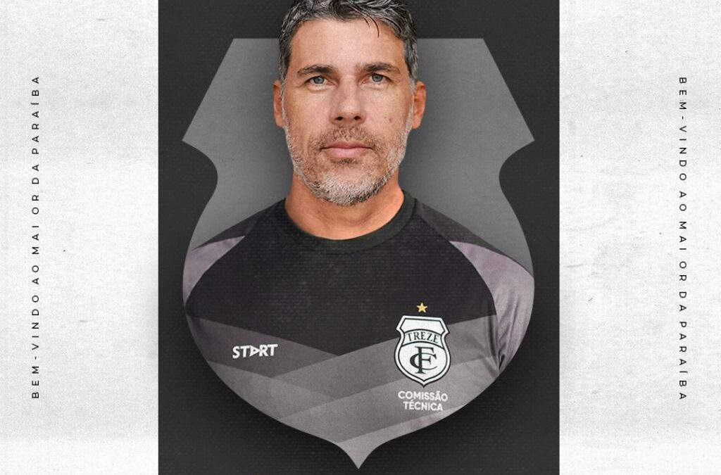 COMUNICADO: TREZE FUTEBOL CLUBE ANUNCIA JOÃO BARROS COMO NOVO AUXILIAR-TÉCNICO PARA A TEMPORADA 2026.
