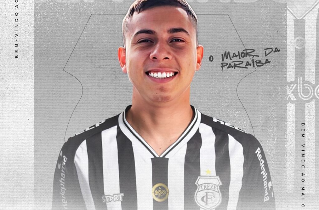 COMUNICADO: TREZE FUTEBOL CLUBE ANUNCIA A CONTRATAÇÃO DO ATACANTE SILVANO PARA A TEMPORADA 2026.
