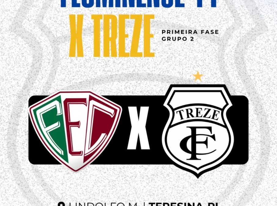 Treze estreia na Copa do Brasil Sub-15 com transmissão ao vivo pelo YouTube do Fluminense