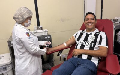 Treze promove campanha de doação de sangue para reforçar estoques do Hemocentro durante o período junino