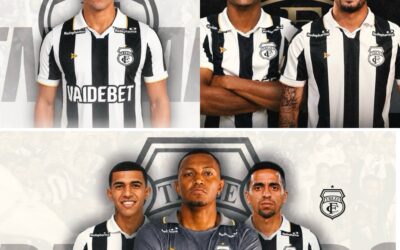Treze renova contratos de Erivelton, Matheus Barbosa, Giovane Mário, Carlos Henrique, Luan Freire e Wendell Lessa até o fim da temporada 2027