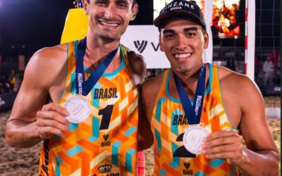 Treze conquista prata na etapa Elite 16 do Circuito Mundial de Vôlei de Praia em Montreal